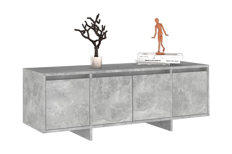 TV-bänk betonggrå 120x30x40,5 cm sp�ånskiva - Grå - Möbler - Vardagsrum - Tv-möbler & mediamöbler - Tv-bänkar