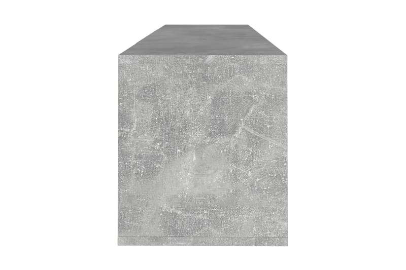 TV-bänk betonggrå 120x30x40,5 cm spånskiva - Grå - Tv-bänkar