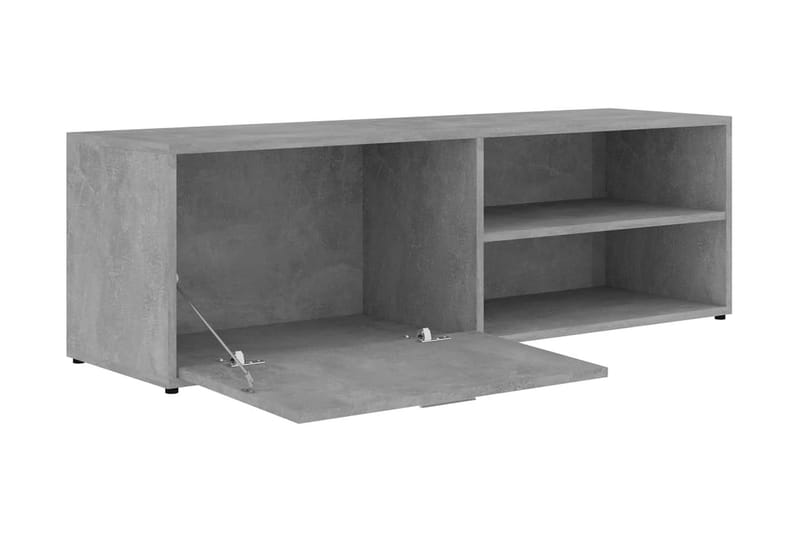 TV-bänk betonggrå 120x34x37 cm spånskiva - Grå - Möbler - Vardagsrum - Tv-möbler & mediamöbler - Tv-bänkar