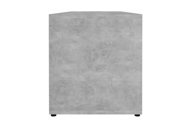 TV-bänk betonggrå 120x34x37 cm spånskiva - Grå - Möbler - Vardagsrum - Tv-möbler & mediamöbler - Tv-bänkar