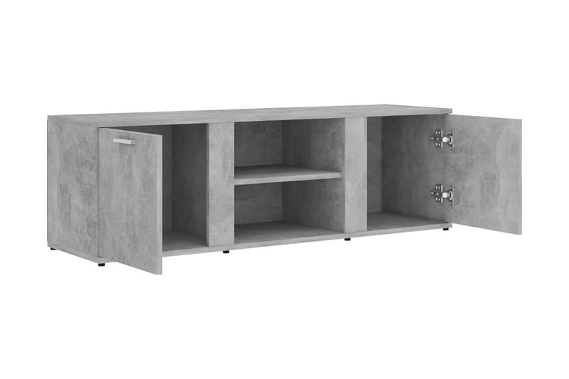 TV-bänk betonggrå 120x34x37 cm spånskiva - Grå - Möbler - Vardagsrum - Tv-möbler & mediamöbler - Tv-bänkar