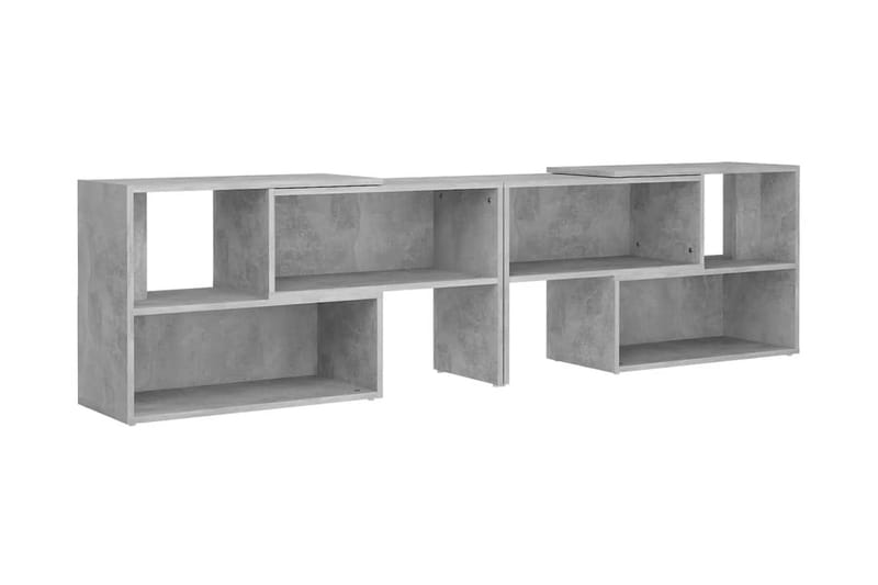 TV-bänk betonggrå 149x30x52 cm spånskiva - Grå - Tv-bänkar