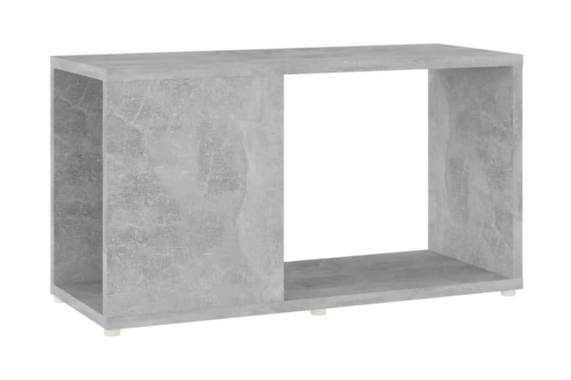 TV-bänk betonggrå 60x24x32 cm spånskiva - Grå - Tv-bänkar