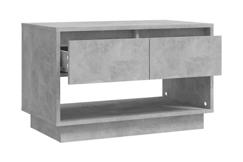 TV-bänk betonggrå 70x41x44 cm spånskiva - Grå - Tv-bänkar