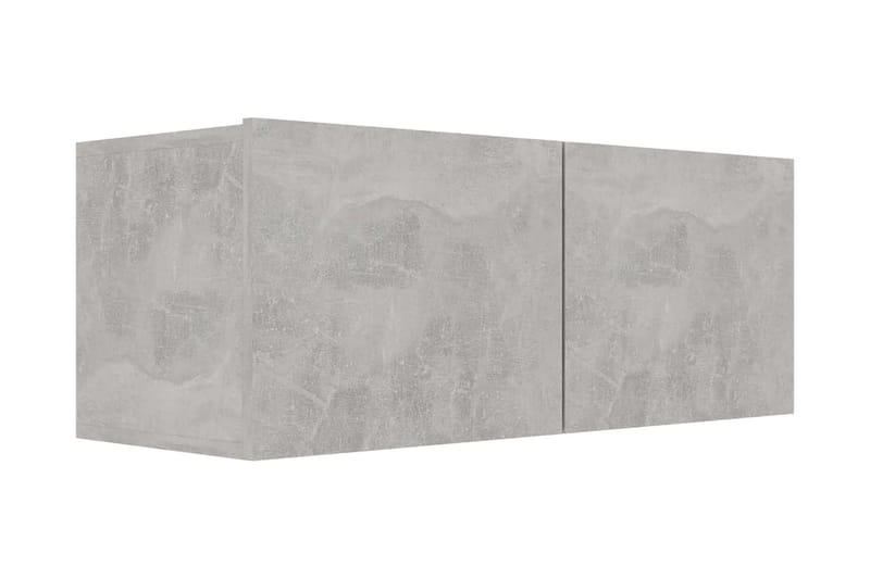 TV-bänk betonggrå 80x30x30 cm spånskiva - Grå - Möbler - Vardagsrum - Tv-möbler & mediamöbler - Tv-bänkar