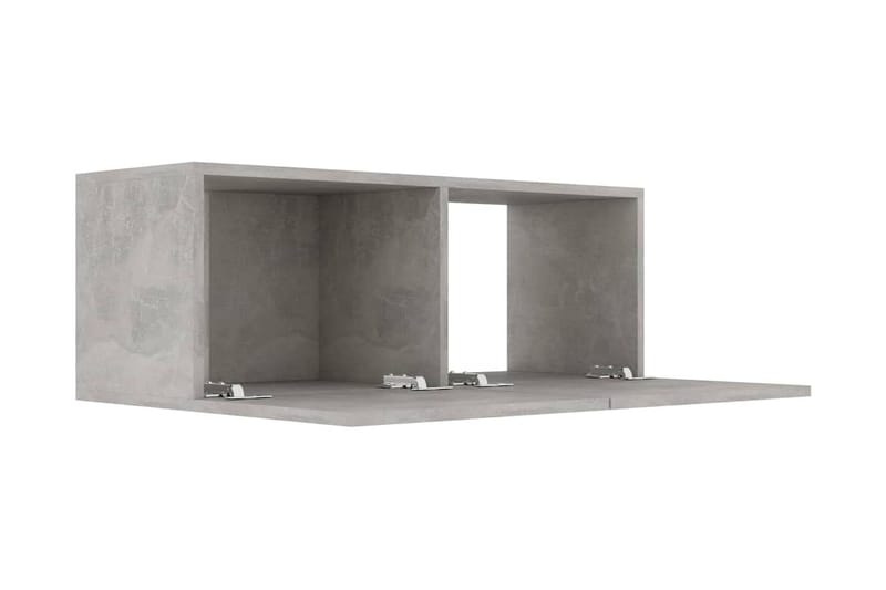 TV-bänk betonggrå 80x30x30 cm spånskiva - Grå - Möbler - Vardagsrum - Tv-möbler & mediamöbler - Tv-bänkar