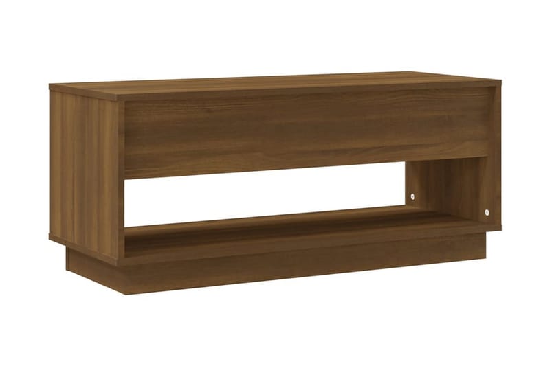 TV-bänk brun ek 102x41x44 cm spånskiva - Brun - Möbler - Vardagsrum - Tv-möbler & mediamöbler - Tv-bänkar