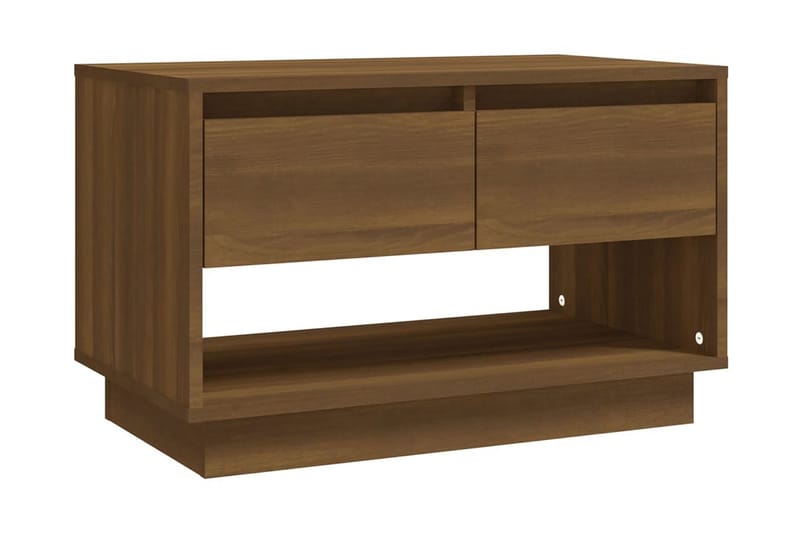 TV-bänk brun ek 70x41x44 cm spånskiva - Brun - Möbler - Vardagsrum - Tv-möbler & mediamöbler - Tv-bänkar