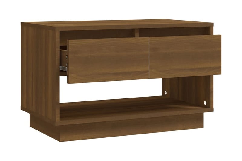 TV-bänk brun ek 70x41x44 cm spånskiva - Brun - Möbler - Vardagsrum - Tv-möbler & mediamöbler - Tv-bänkar