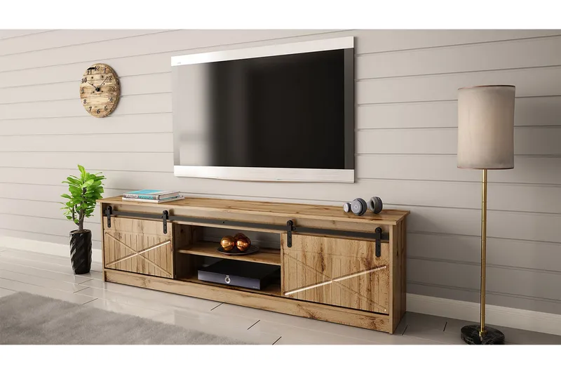 Tv-bänk - Ek - Möbler - Vardagsrum - Tv-möbler & mediamöbler - Tv-bänkar