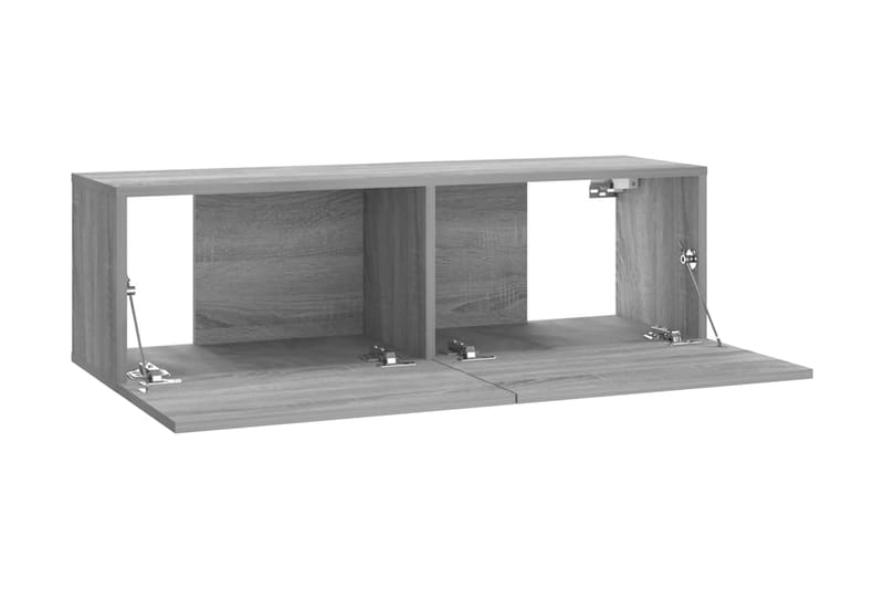 Tv-bänk för vägg grå sonoma-ek 100x30x30 cm konstruerat trä - Grå - Möbler - Vardagsrum - Tv-möbler & mediamöbler - Tv-bänkar