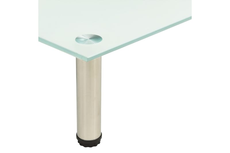 TV-bänk frostad 60x35x17 cm härdat glas - Transparent - Möbler - Vardagsrum - Tv-möbler & mediamöbler - Tv-bänkar