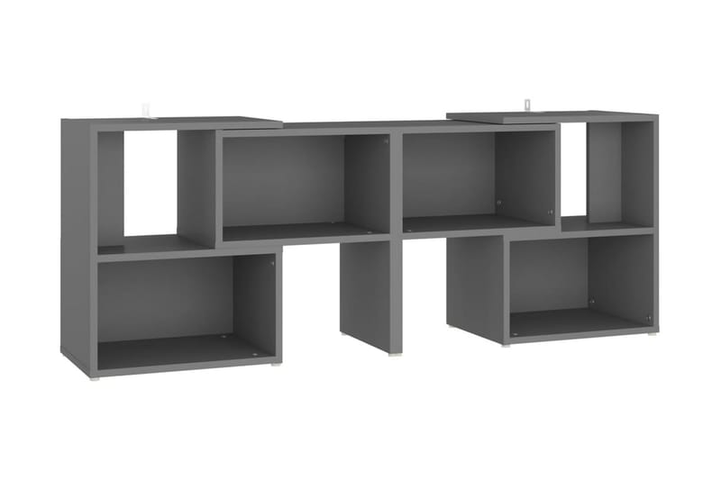 TV-bänk grå 104x30x52 cm spånskiva - Grå - Tv-bänkar