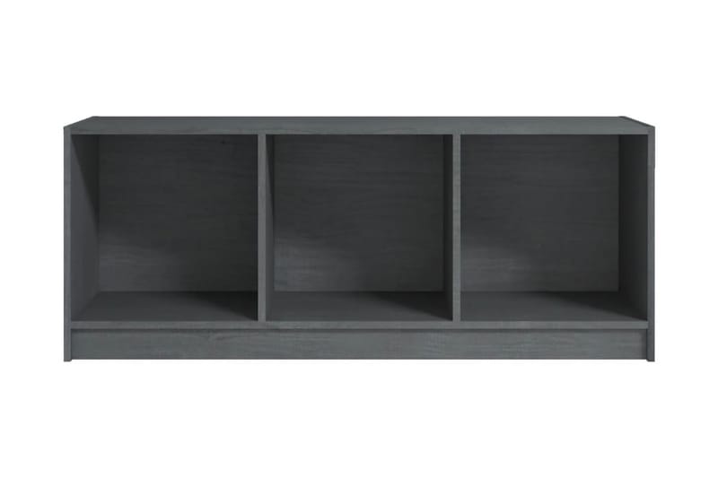 TV-bänk grå 104x33x41 cm massiv furu - Grå - Möbler - Vardagsrum - Tv-möbler & mediamöbler - Tv-bänkar