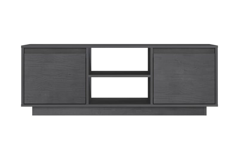 TV-bänk grå 110x30x40 cm massiv furu - Grå - Möbler - Vardagsrum - Tv-möbler & mediamöbler - Tv-bänkar