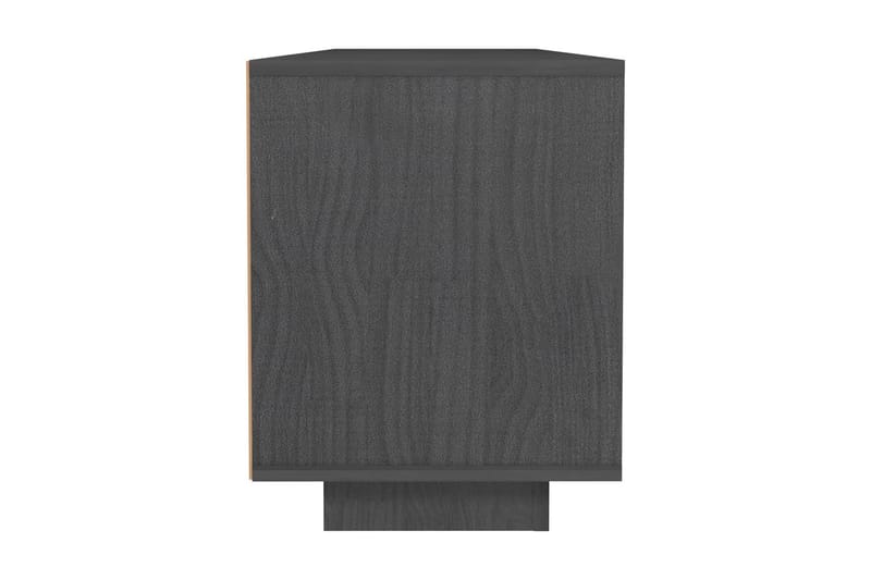 TV-bänk grå 110x30x40 cm massiv furu - Grå - Möbler - Vardagsrum - Tv-möbler & mediamöbler - Tv-bänkar