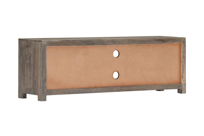 TV-bänk grå 120x30x40 cm massivt mangoträ - Grå - Möbler - Vardagsrum - Tv-möbler & mediamöbler - Tv-bänkar