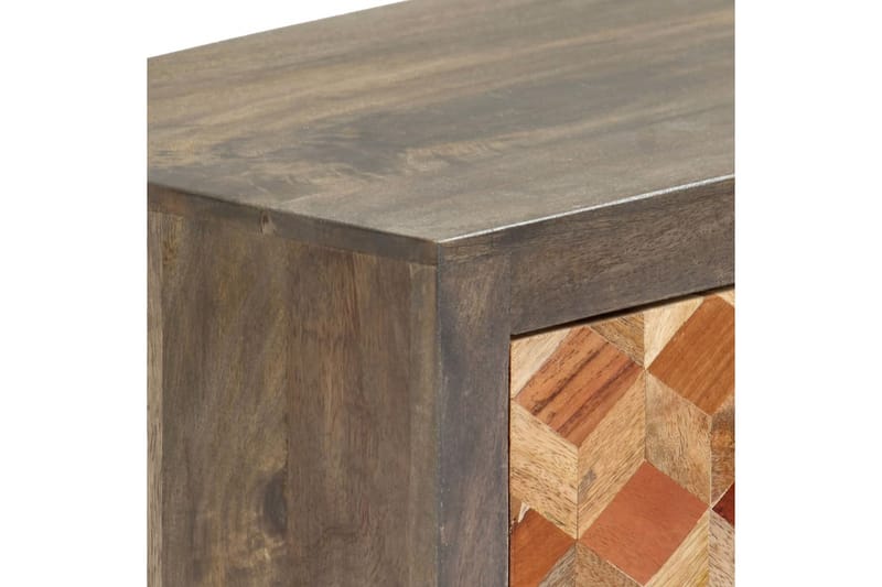 TV-bänk grå 120x30x40 cm massivt mangoträ - Grå - Möbler - Vardagsrum - Tv-möbler & mediamöbler - Tv-bänkar
