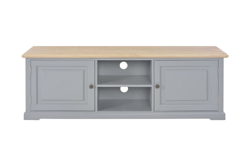 TV-bänk grå 120x30x40 cm trä - Grå - Möbler - Vardagsrum - Tv-möbler & mediamöbler - Tv-bänkar