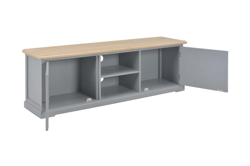 TV-bänk grå 120x30x40 cm trä - Grå - Möbler - Vardagsrum - Tv-möbler & mediamöbler - Tv-bänkar