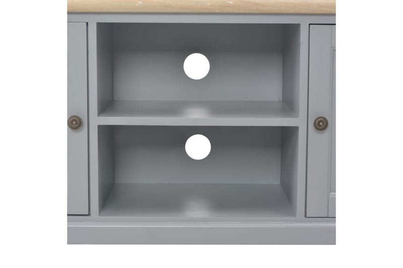 TV-bänk grå 120x30x40 cm trä - Grå - Möbler - Vardagsrum - Tv-möbler & mediamöbler - Tv-bänkar