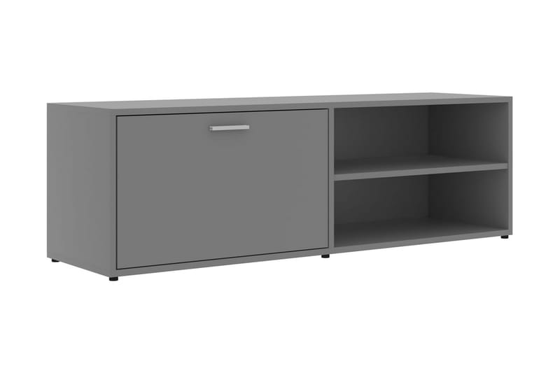 TV-bänk grå 120x34x37 cm spånskiva - Grå - Möbler - Vardagsrum - Tv-möbler & mediamöbler - Tv-bänkar