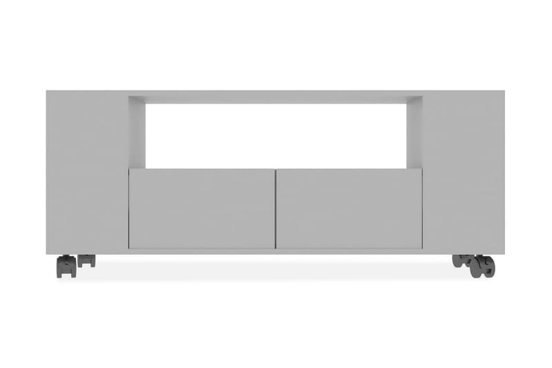 TV-bänk grå 120x35x43 cm spånskiva - Grå - Tv-bänkar
