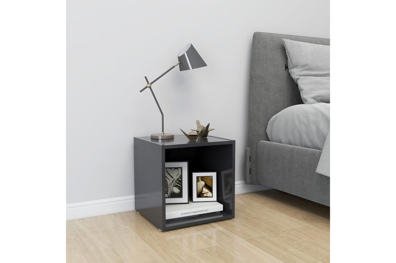 TV-bänk grå 37x35x37 cm spånskiva - Grå - Möbler - Vardagsrum - Tv-möbler & mediamöbler - Tv-bänkar