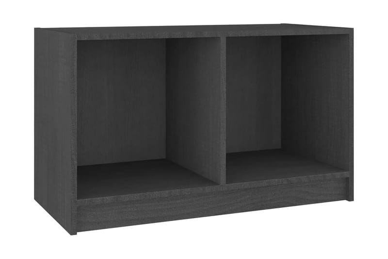 TV-bänk grå 70x33x42 cm massiv furu - Grå - Möbler - Vardagsrum - Tv-möbler & mediamöbler - Tv-bänkar