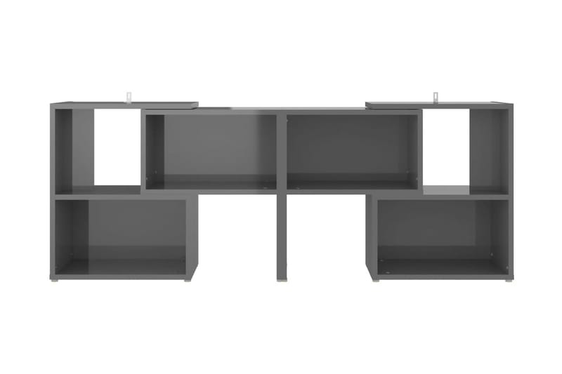 TV-bänk grå högglans 104x30x52 cm spånskiva - Grå - Möbler - Vardagsrum - Tv-möbler & mediamöbler - Tv-bänkar
