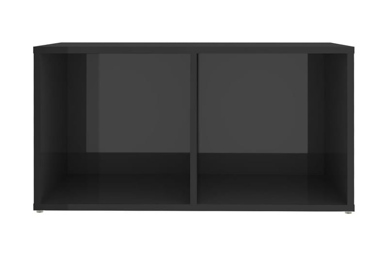 TV-bänk grå högglans 72x35x36,5 cm spånskiva - Grå - Möbler - Vardagsrum - Tv-möbler & mediamöbler - Tv-bänkar