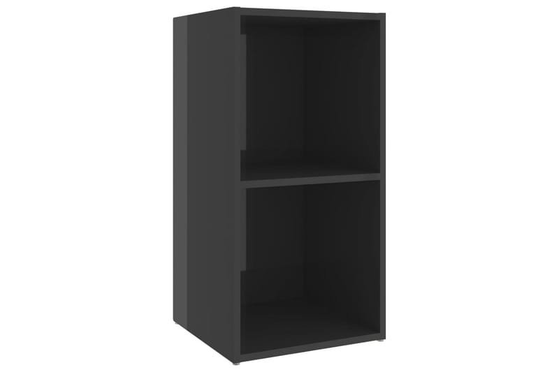 TV-bänk grå högglans 72x35x36,5 cm spånskiva - Grå - Möbler - Vardagsrum - Tv-möbler & mediamöbler - Tv-bänkar