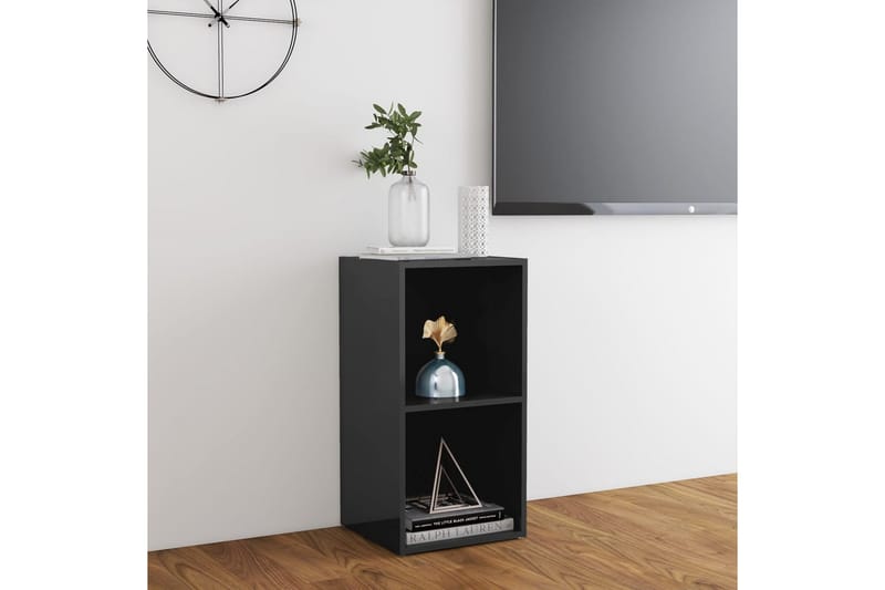 TV-bänk grå högglans 72x35x36,5 cm spånskiva - Grå - Möbler - Vardagsrum - Tv-möbler & mediamöbler - Tv-bänkar