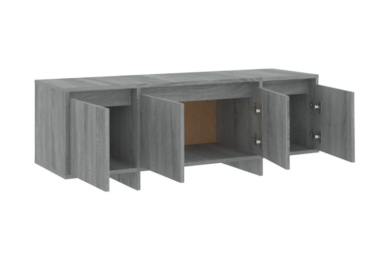 TV-bänk grå sonoma-ek 120x30x40,5 cm spånskiva - Grå - Möbler - Vardagsrum - Tv-möbler & mediamöbler - Tv-bänkar