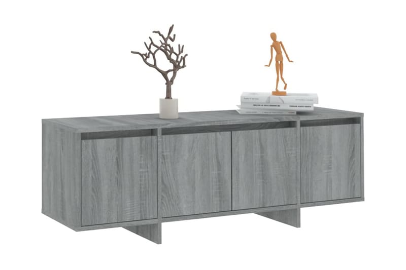 TV-bänk grå sonoma-ek 120x30x40,5 cm spånskiva - Grå - Möbler - Vardagsrum - Tv-möbler & mediamöbler - Tv-bänkar