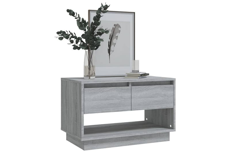 TV-bänk grå sonoma-ek 70x41x44 cm spånskiva - Grå - Möbler - Vardagsrum - Tv-möbler & mediamöbler - Tv-bänkar
