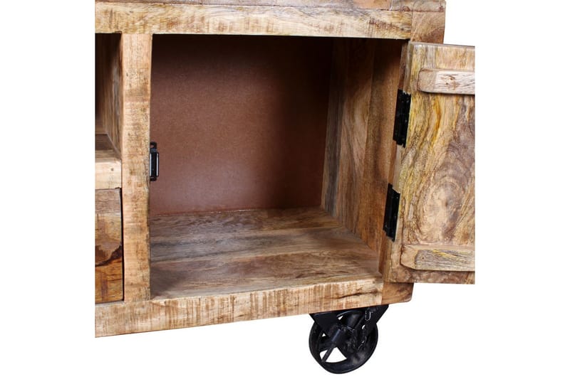 Tv-bänk grovt mangoträ 110x30x50 cm - Brun - Möbler - Vardagsrum - Tv-möbler & mediamöbler - Tv-bänkar