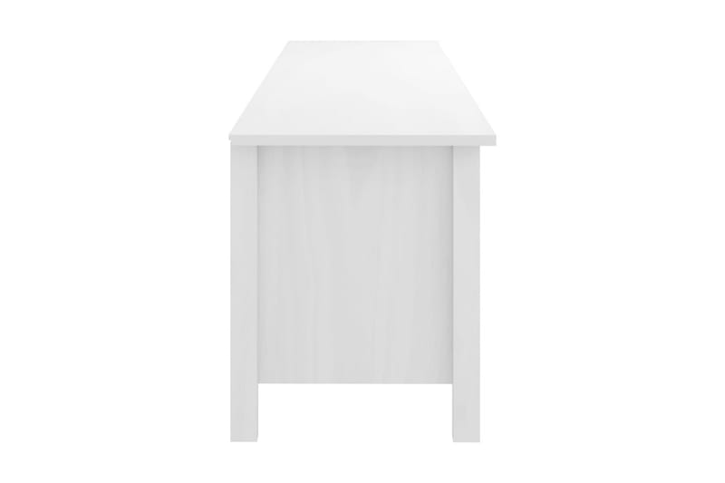 TV-bänk Hill Range vit 158x40x47 cm massiv furu - Vit - Möbler - Vardagsrum - Tv-möbler & mediamöbler - Tv-bänkar