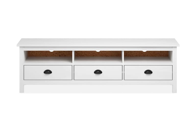 TV-bänk Hill Range vit 158x40x47 cm massiv furu - Vit - Möbler - Vardagsrum - Tv-möbler & mediamöbler - Tv-bänkar