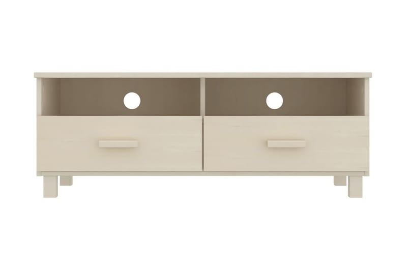 TV-bänk honungsbrun 106x40x40 cm massiv furu - Brun - Möbler - Vardagsrum - Tv-möbler & mediamöbler - Tv-bänkar