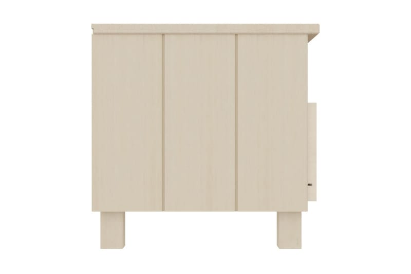 TV-bänk honungsbrun 106x40x40 cm massiv furu - Brun - Möbler - Vardagsrum - Tv-möbler & mediamöbler - Tv-bänkar