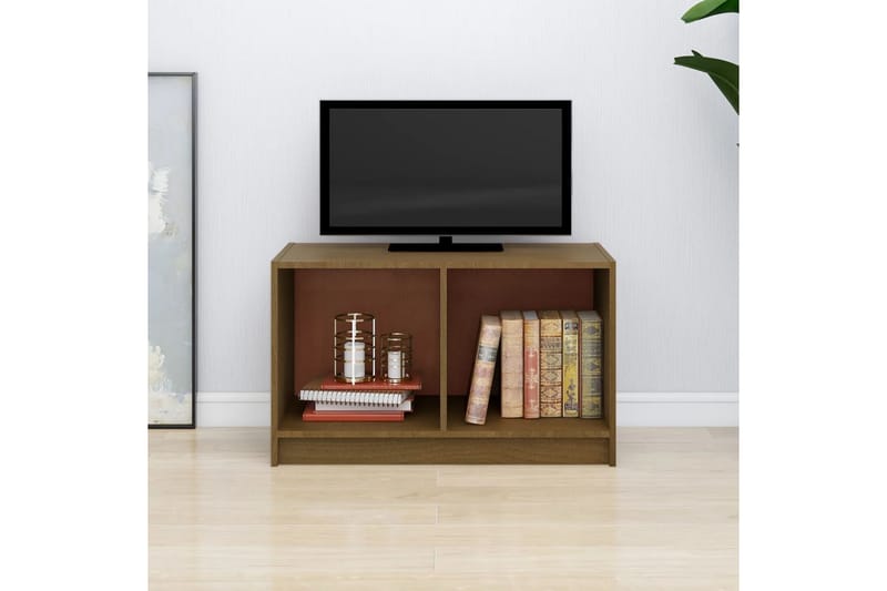 TV-bänk honungsbrun 70x33x42 cm massiv furu - Brun - Möbler - Vardagsrum - Tv-möbler & mediamöbler - Tv-bänkar