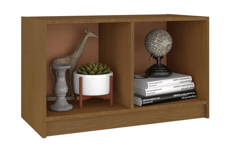 TV-bänk honungsbrun 70x33x42 cm massiv furu - Brun - Möbler - Vardagsrum - Tv-möbler & mediamöbler - Tv-bänkar