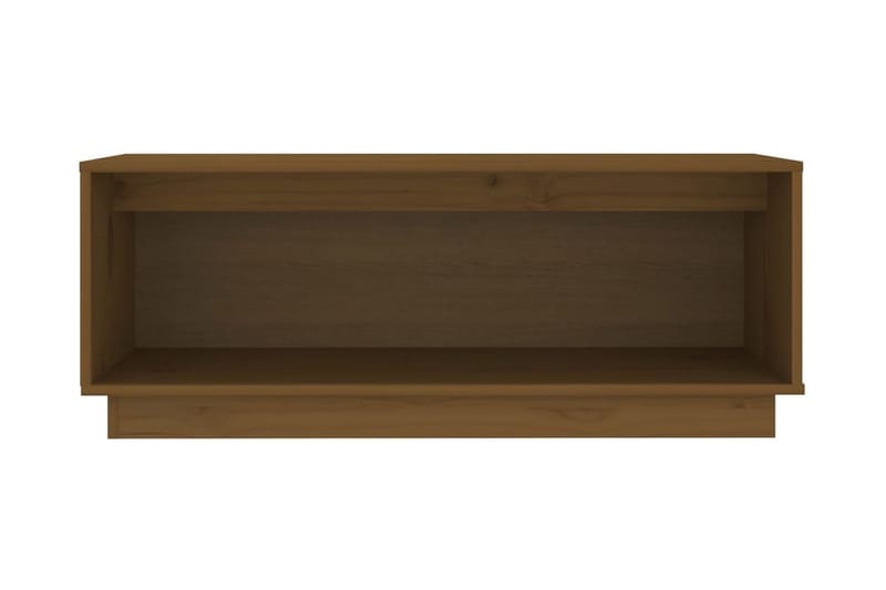 Tv-bänk honungsbrun 90x35x35 cm massiv furu - Brun - Möbler - Vardagsrum - Tv-möbler & mediamöbler - Tv-bänkar