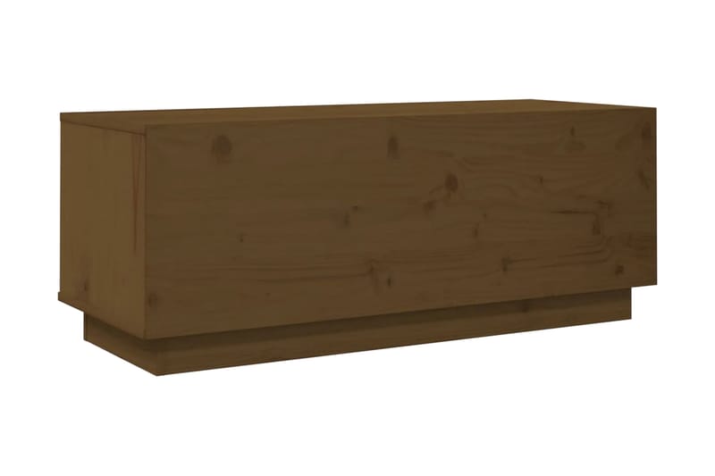 Tv-bänk honungsbrun 90x35x35 cm massiv furu - Brun - Möbler - Vardagsrum - Tv-möbler & mediamöbler - Tv-bänkar