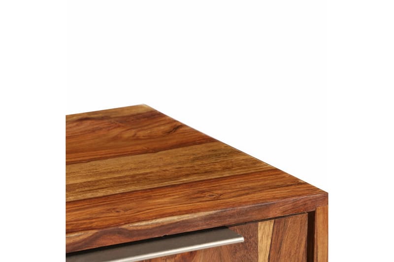 TV-bänk i massivt sheshamträ med honingsfinish 118x30x40 cm - Brun - Möbler - Vardagsrum - Tv-möbler & mediamöbler - Tv-bänkar