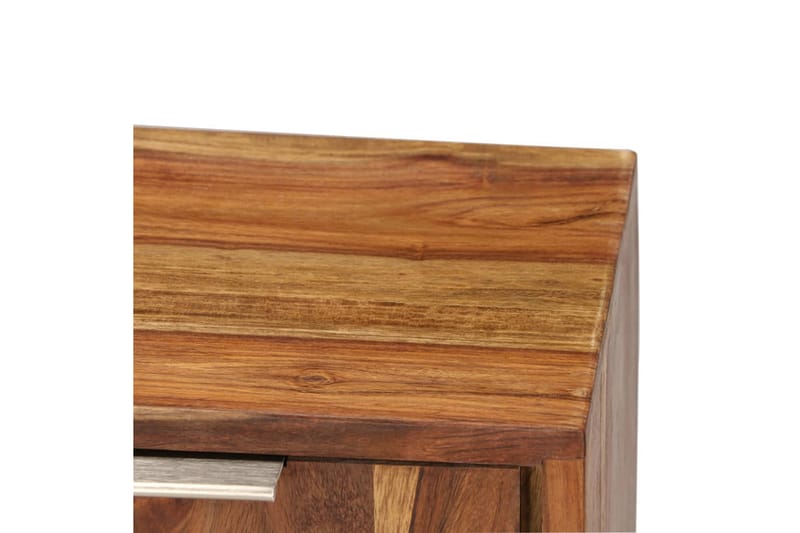 TV-bänk i massivt sheshamträ med honingsfinish 118x30x40 cm - Brun - Möbler - Vardagsrum - Tv-möbler & mediamöbler - Tv-bänkar