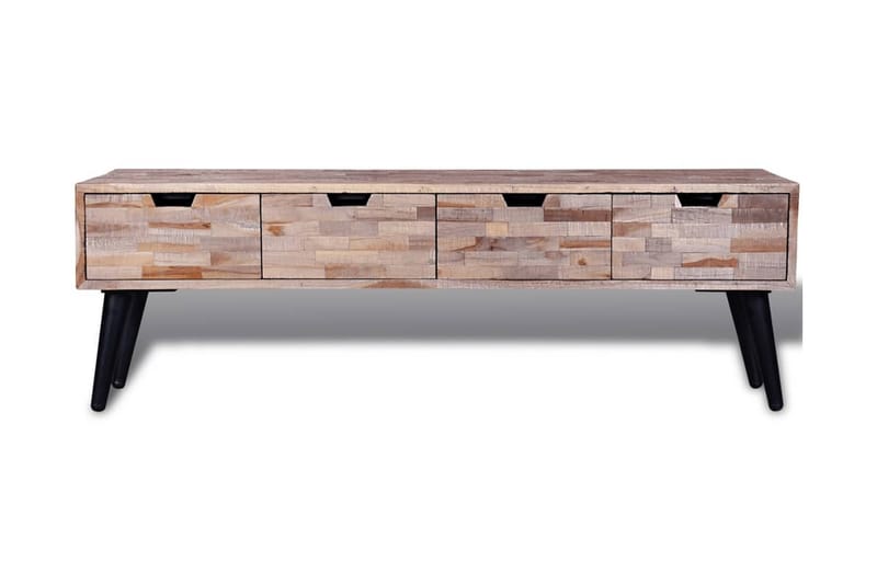 TV-bänk konsolbord i återvunnen teak med 4 lådor - Brun - Möbler - Vardagsrum - Tv-möbler & mediamöbler - Tv-bänkar