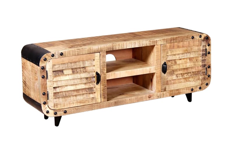 TV-bänk mangoträ 120x30x50 cm - Brun - Möbler - Vardagsrum - Tv-möbler & mediamöbler - Tv-bänkar