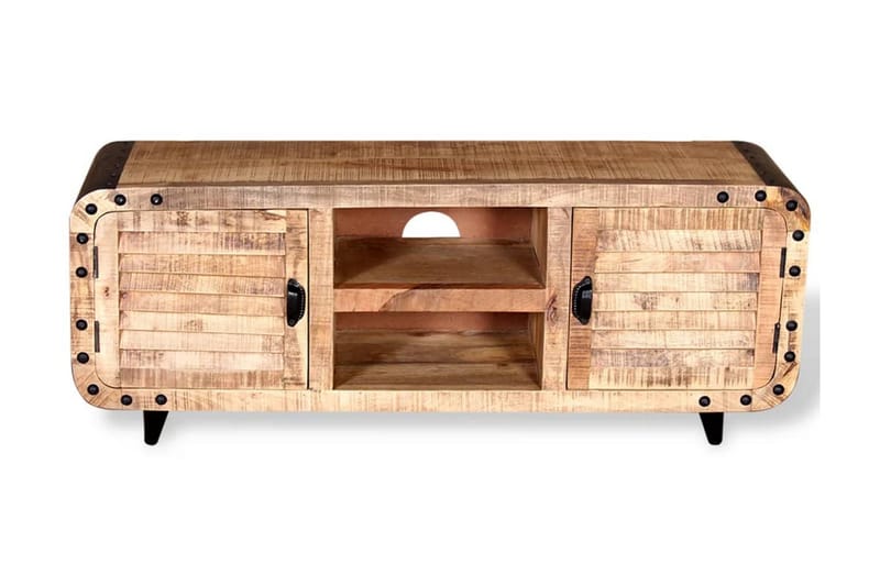 TV-bänk mangoträ 120x30x50 cm - Brun - Möbler - Vardagsrum - Tv-möbler & mediamöbler - Tv-bänkar